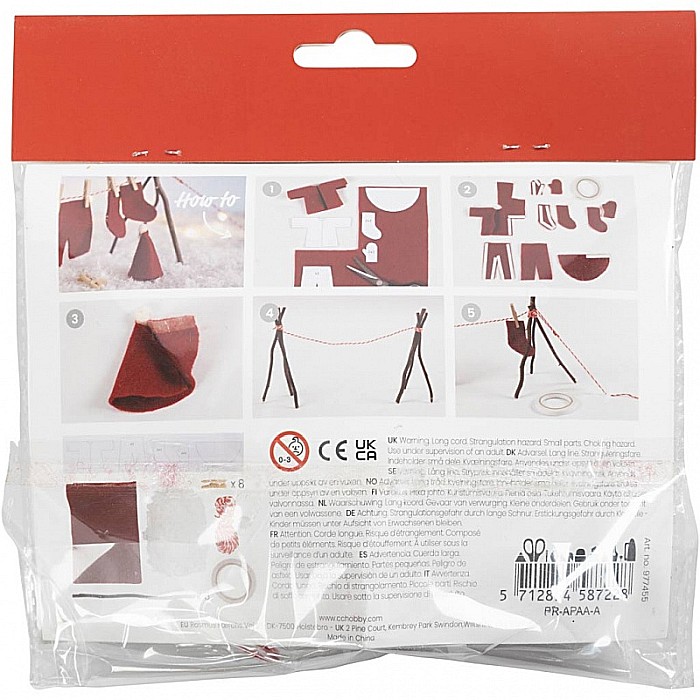 CC MINI KIT CREATIV ELF DOOR DECOR DE CRACIUN - SPALATORIA MOSULUI 977455 [2]