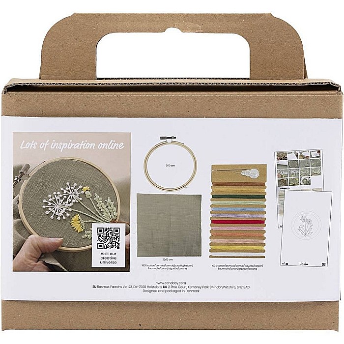 CC MINI KIT CREATIV INVATA SA BRODEZI FLORI PE PANZA 970845 [3]