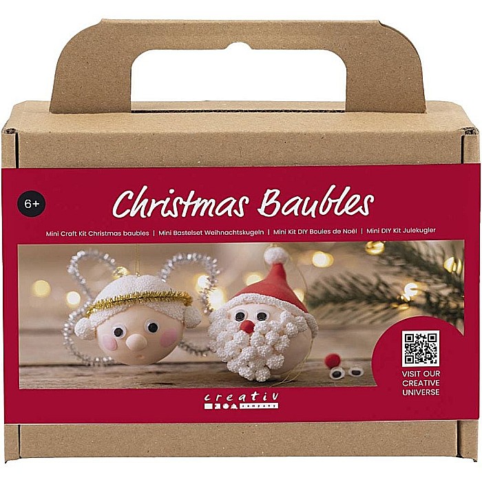 CC MINI KIT CREATIV CRACIUN FIGURINE SUSPENDATE CU PLASTILINA SILK SI FOAM 977576 [1]