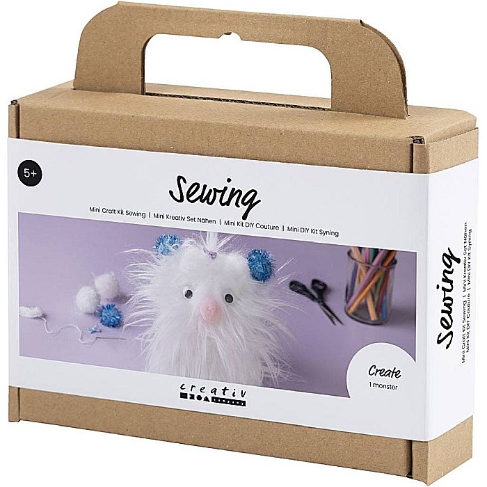 CC MINI KIT CREATIV DE CUSUT MONSTRU DIN POMPOM SI PLUSH 977678 [3]