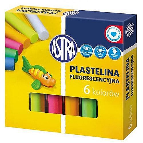 AS PLASTILINA 6 CULORI FLUORESCENTE ASTRA 83811906 [1]