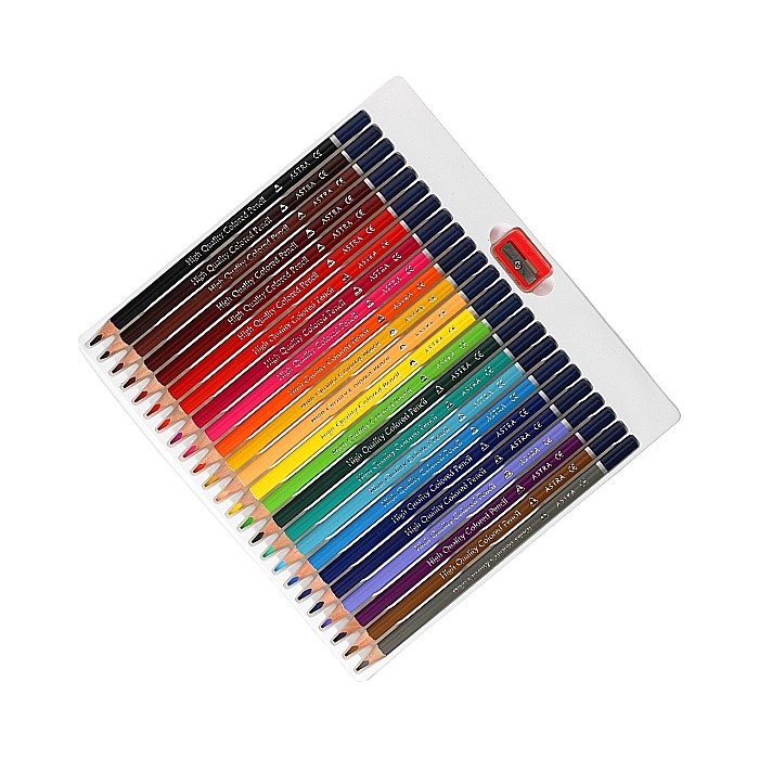 AS CREIOANE COLORATE 24/SET TRIUNGHIULARE + ASCUTITOARE ASTRA 312110003 [4]