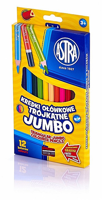 AS CREIOANE COLORATE JUMBO ASTRA 12/SET + ASCUTITOARE 312110007 [1]