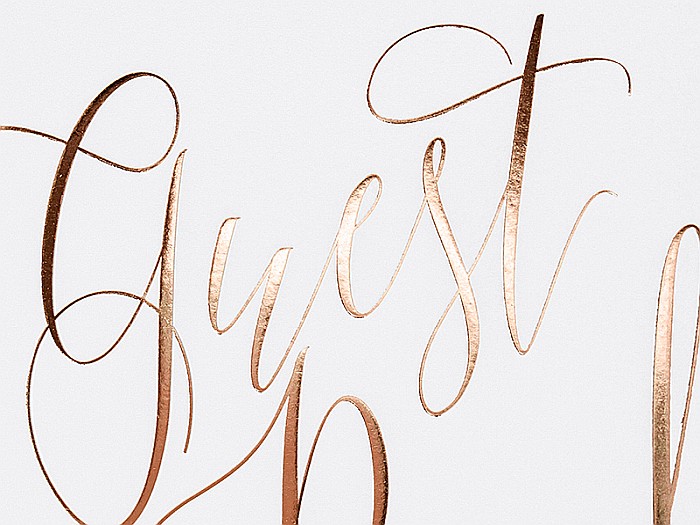 PD CARTE DE OASPETI 20*24.5CM 22F ALBA INSCRIPTIE AUR ROZ KWAP58-008-019R [2]