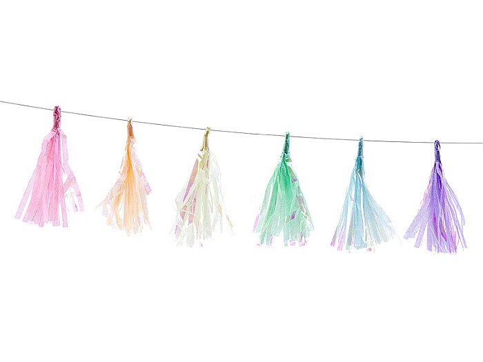 PD GHIRLANDA CU CIUCURI, Tassel garland, mix 1.2m TGA1-000 [2]
