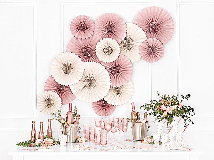 PD FARFURII CARTON Polka Dots, white, 18cm 6/set TPP53-008 [6]