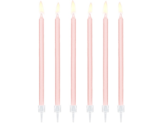 PD LUMANARI TORT light pink, 14cm 12/set SCD-2-081J [1]