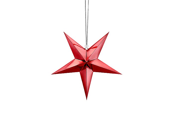 PD STELUTA DIN HARTIE, Paper star, 30cm, red GWP1-30-007M [1]