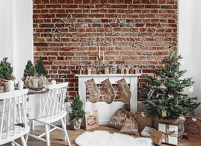 PD DECORATIUNI SUSPENDATE DIN LEMN CU SCLIPICI PENTRU CRACIUN 10/SET ZDD5-100 [7]