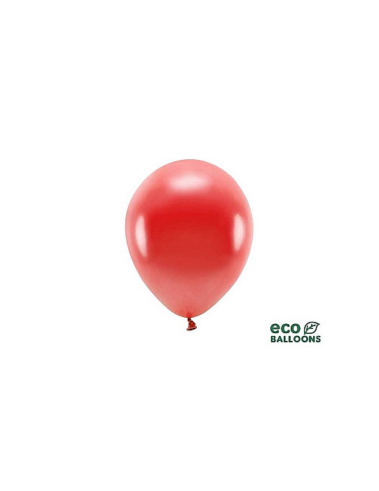 PD BALOANE Eco Balloons 26cm, metallic, red 100/set ECO26M-007 [1]
