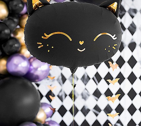 PD BALON FOLIE ALUMINIU Cat, 48x36cm, black FB84 [4]