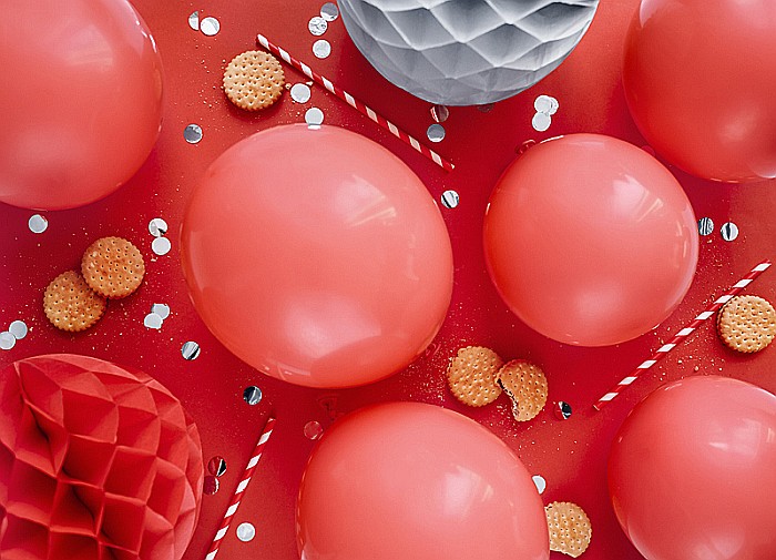 PD BALOANE Eco Balloons 26cm, pastel red 10/SET ECO26P-007-10 [2]