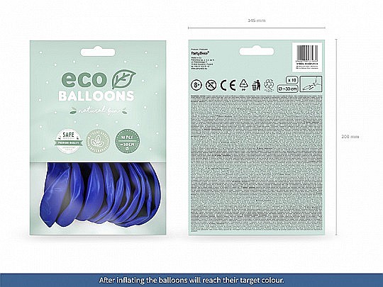 PD BALOANE Eco Balloons 26cm, pastel ultramarine 10/SET ECO26P-072-10 [5]