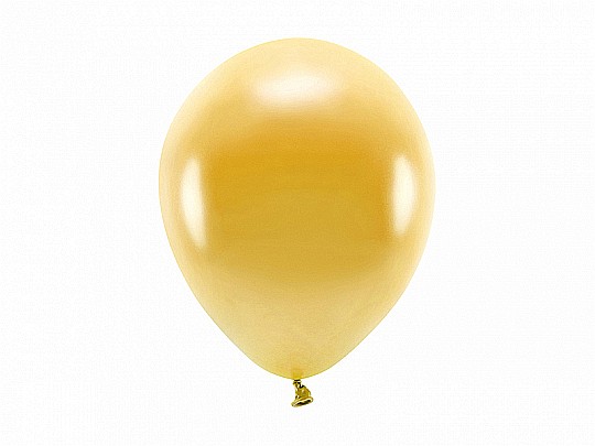 PD BALOANE Eco Balloons 26cm, metallic gold 10/SET ECO26M-019-10 [1]