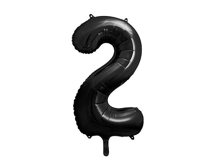 PD BALON FOLIE ALUMINIU Number "2", 86cm, black FB1M-2-010 [1]