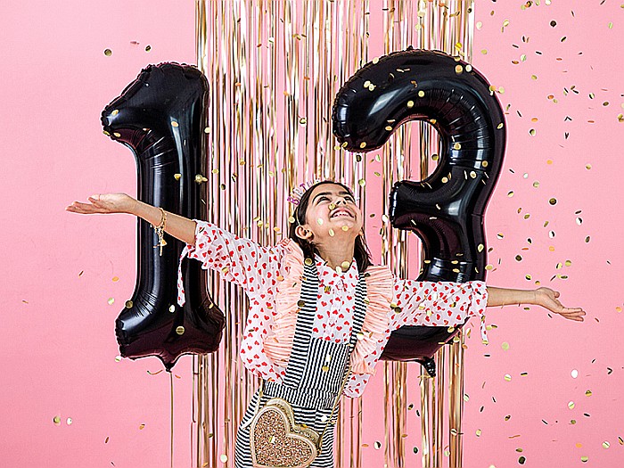 PD BALON FOLIE ALUMINIU Number "3", 86cm, black FB1M-3-010 [3]