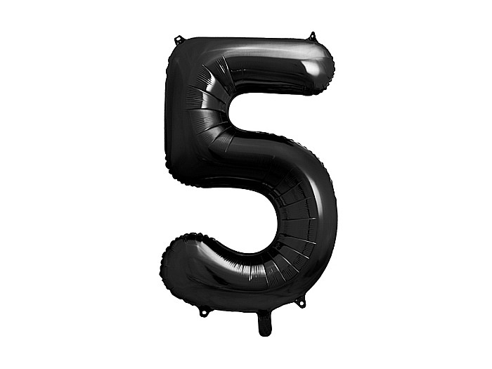 PD BALON FOLIE ALUMINIU Number "5", 86cm, black FB1M-5-010 [1]