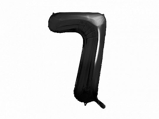 PD BALON FOLIE ALUMINIU Number "7", 86cm, black FB1M-7-010 [1]