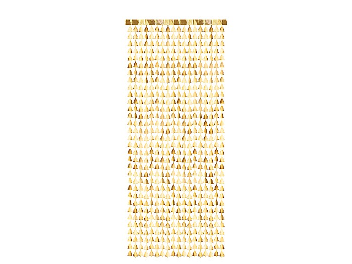 PD GHIRLANDA Christmas trees, gold, 100 x 245cm GNT3-019 [1]