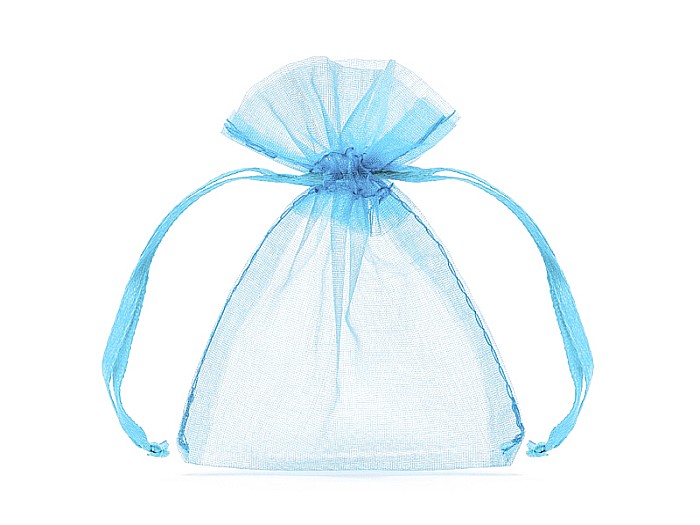 PD SAC ORGANZA, Organza pouches sky-blue, 10cm 10/SET WRG5-011-10 [1]