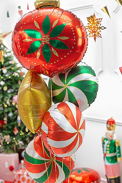 PD BALON FOLIE ALUMINIU Christmas Bauble, mix, 45x45cm FB115 [2]
