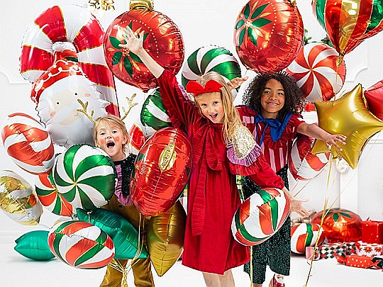 PD BALON FOLIE ALUMINIU Christmas Bauble, mix, 45x45cm FB115 [4]