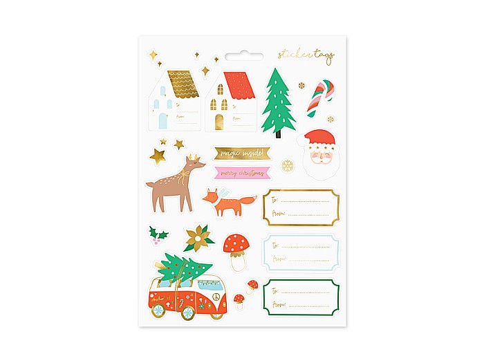 PD STICKER DECOR Christmas, Winter forest, mix NP6 [1]