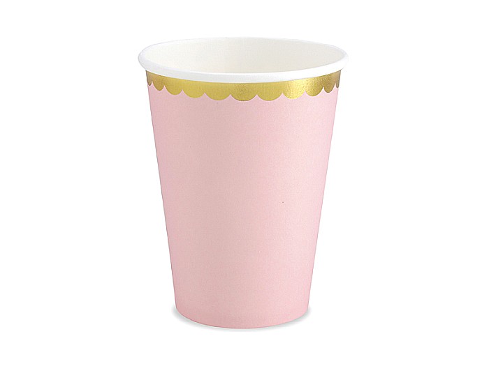 PD PAHARE CARTON Cups Light Pink, 220ml 6/SET KPP16-081J-EU3 [2]