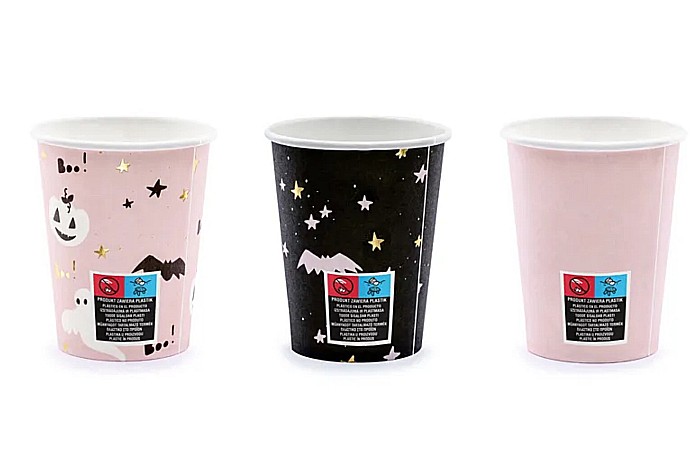 PD PAHARE CARTON Boo!, mix, 220ml 6/SET KPP61-EU3 [4]