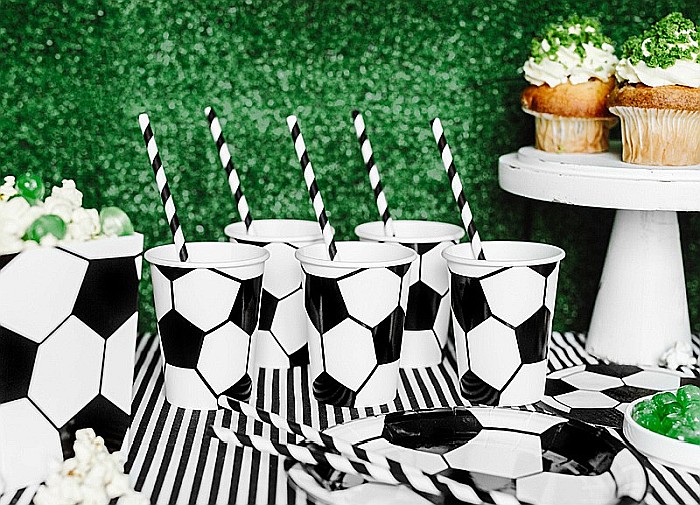 PD PAHARE CARTON Football, mix, 260ml 6/SET KPP72-EU3 [6]