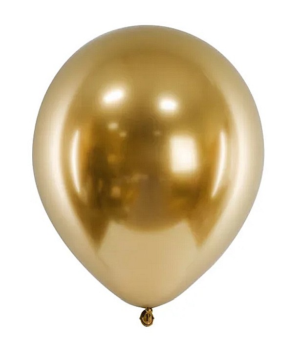PD BALOANE Glossy Balloons 30cm, gold 10/SET CHB1-019-10 [1]
