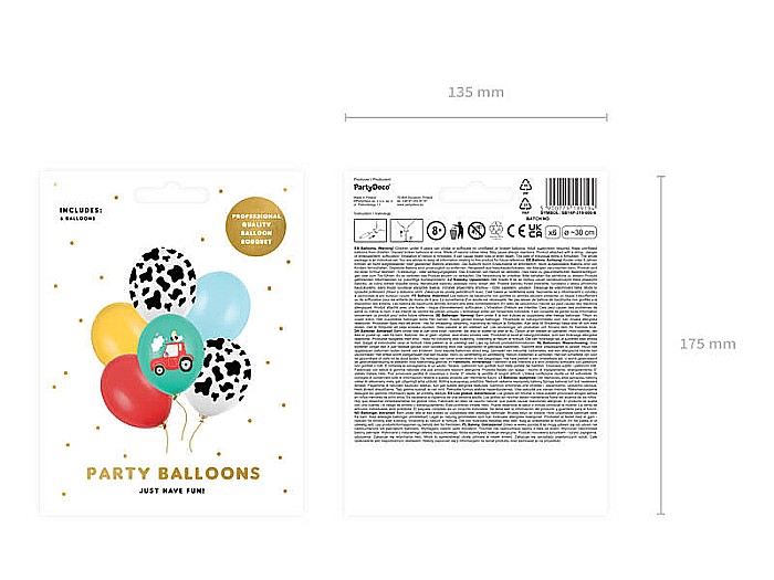 PD BALOANE Balloons 30cm, You Rock, mix, 6/SET SB14P-314-000-6 [4]