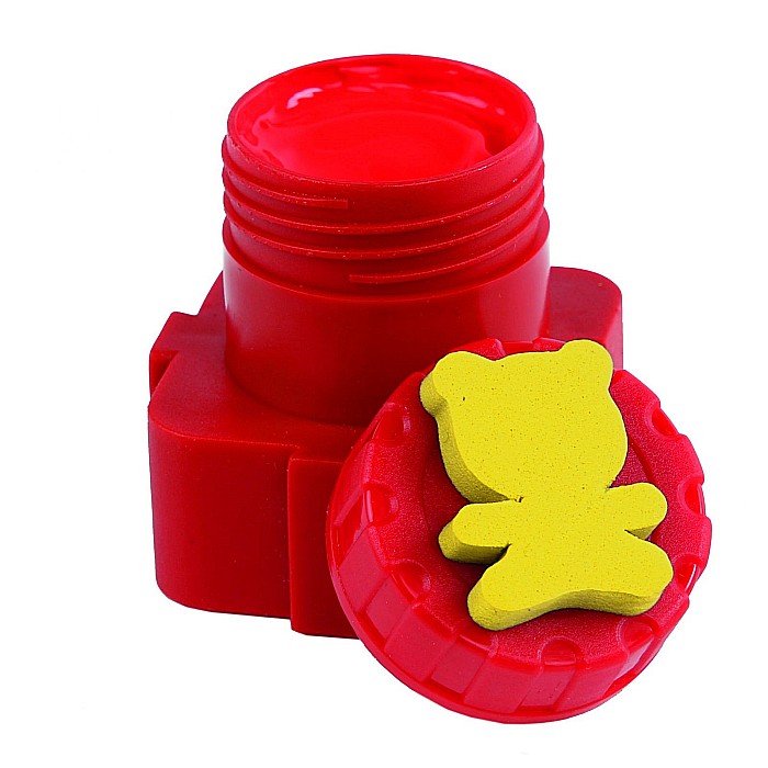 DE TEMPERA PENTRU DEGETE CU STAMPILE 8 CULORI KIDEA FDPS8KA [2]