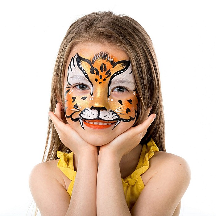 DE SET PICTURA PE FATA CU PENSULA SI APLICATOR 6 CULORI KIDEA FDT6KA [3]