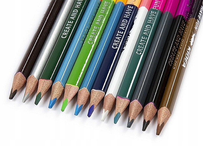 DE CREIOANE COLORATE TRIUNGHIULARE 2 CAPETE 24/SET KIDEA KTD48KKA [2]