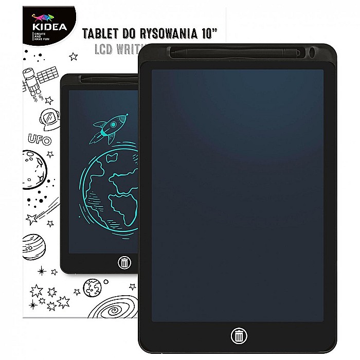 DE TABLETA LCD 10 inch PENTRU SCRIS SI DESENAT 26.8*17.5CM NEAGRA KIDEA TR10BKA [2]