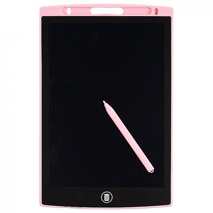 DE TABLETA LCD 10 inch PENTRU SCRIS SI DESENAT 26.8*17.5CM ROZ KIDEA TR10CKA [3]