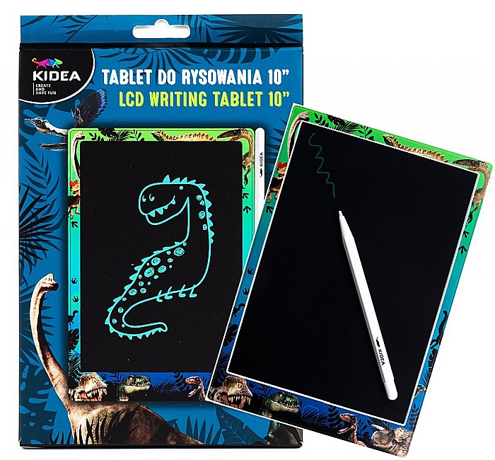 DE TABLETA LCD 10 inch PENTRU SCRIS SI DESENAT 26.5*17.5CM DINOZAUR KIDEA TR10A2KA [2]
