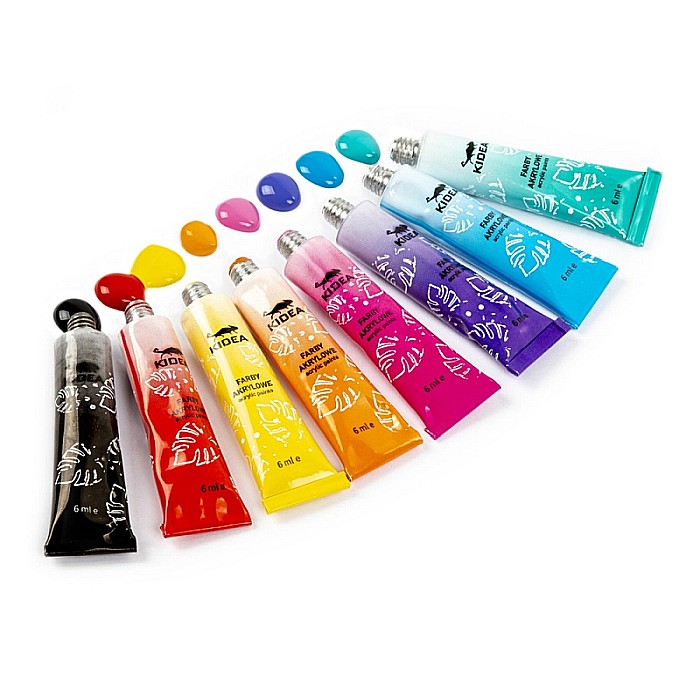 DE VOPSEA ACRILICA 6ML 24 CULORI/SET KIDEA FAA24KA [3]