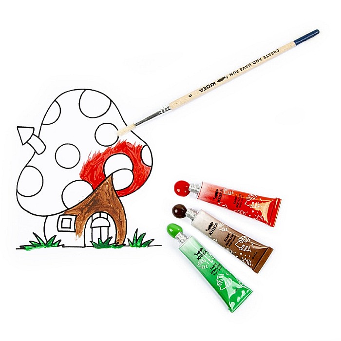 DE VOPSEA ACRILICA 6ML 24 CULORI/SET KIDEA FAA24KA [4]