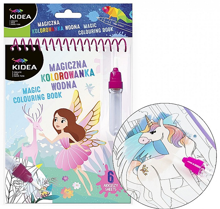 DE CARTE DE COLORAT CU MARKER MAGIC PENTRU DESEN IN APA MAGIE KIDEA MWKWHKA [4]