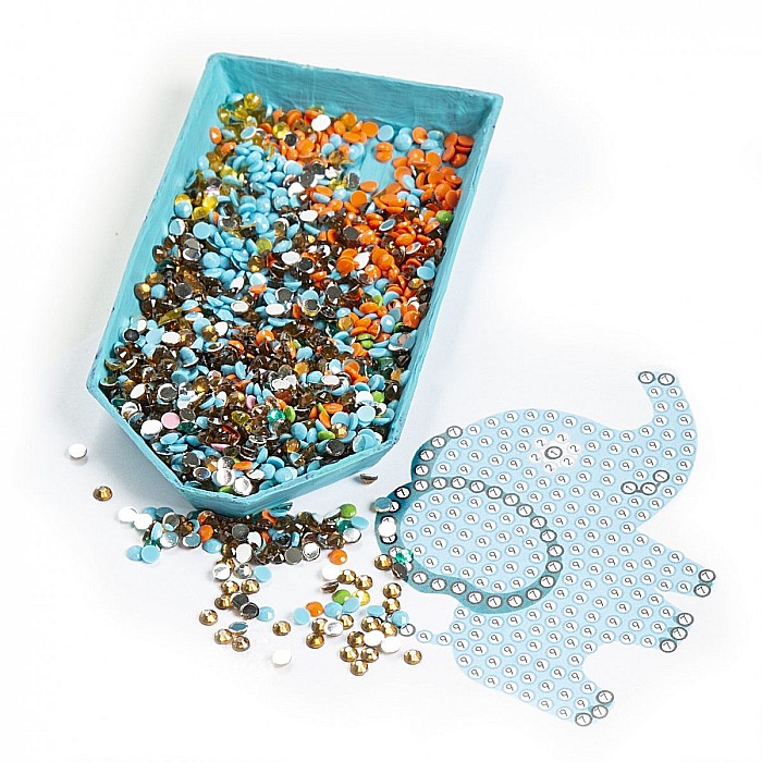 DE STICKERE 6/SET CU DIAMANTE COLORATE ANIMALE KIDEA NDZKA [2]