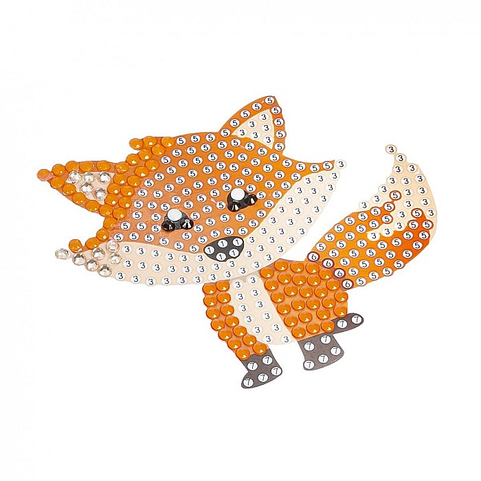 DE STICKERE 6/SET CU DIAMANTE COLORATE ANIMALE KIDEA NDZKA [4]