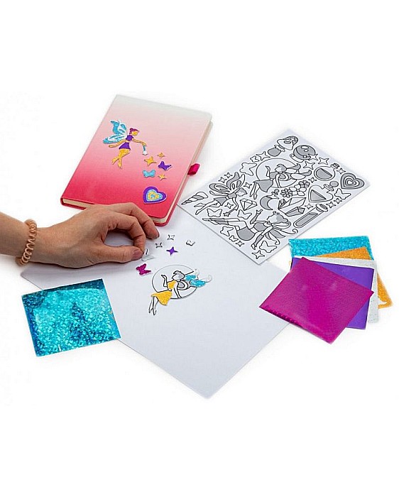 DE SET CREATIV CU STICKERE SI FOLII COLORATE METALIZATE FAIRIES KIDEA MNZKWKA [3]