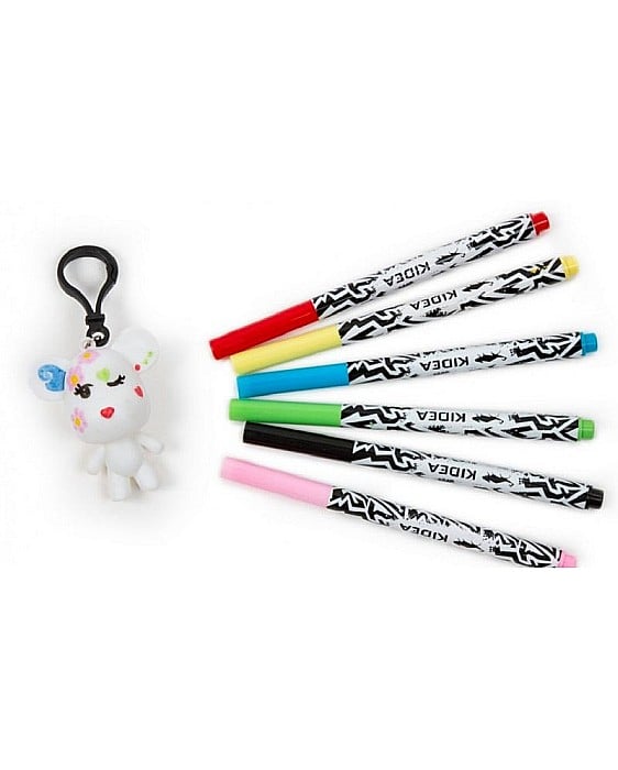 DE MARKER CU VOPSEA ACRILICA 6 CULORI/SET + BRELOC KIDEA MABBKA [3]