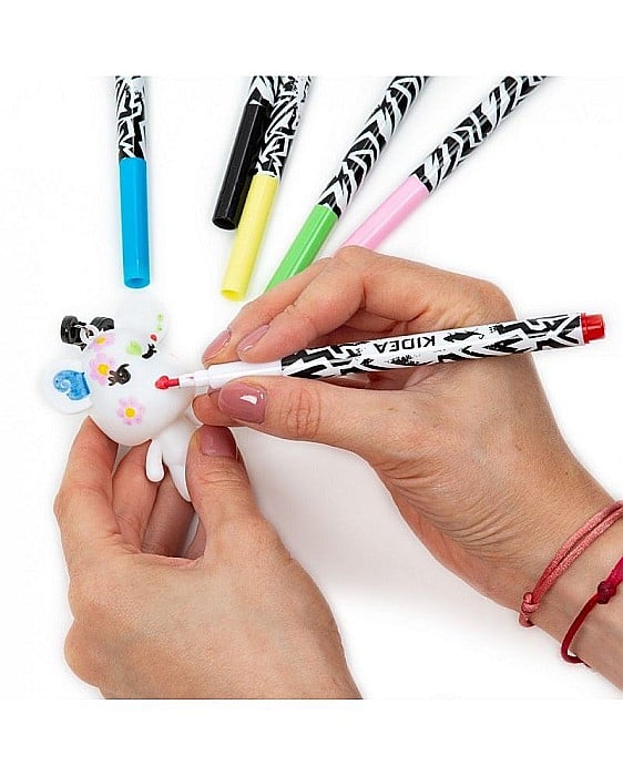 DE MARKER CU VOPSEA ACRILICA 6 CULORI/SET + BRELOC KIDEA MABBKA [4]