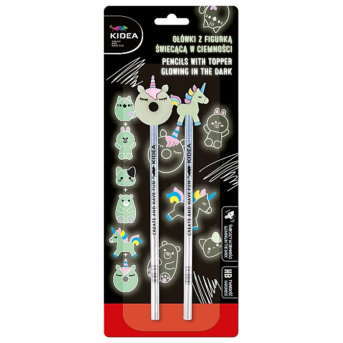 DE CREION HB 2/SET ANIMALUTE GLOW IN THE DARK KIDEA OFS2KA [4]