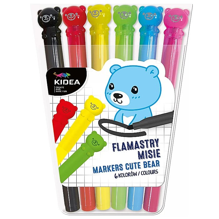 DE MARKER 6/SET CULORI ASORTATE URSULETI KIDEA FMI6KKA [1]