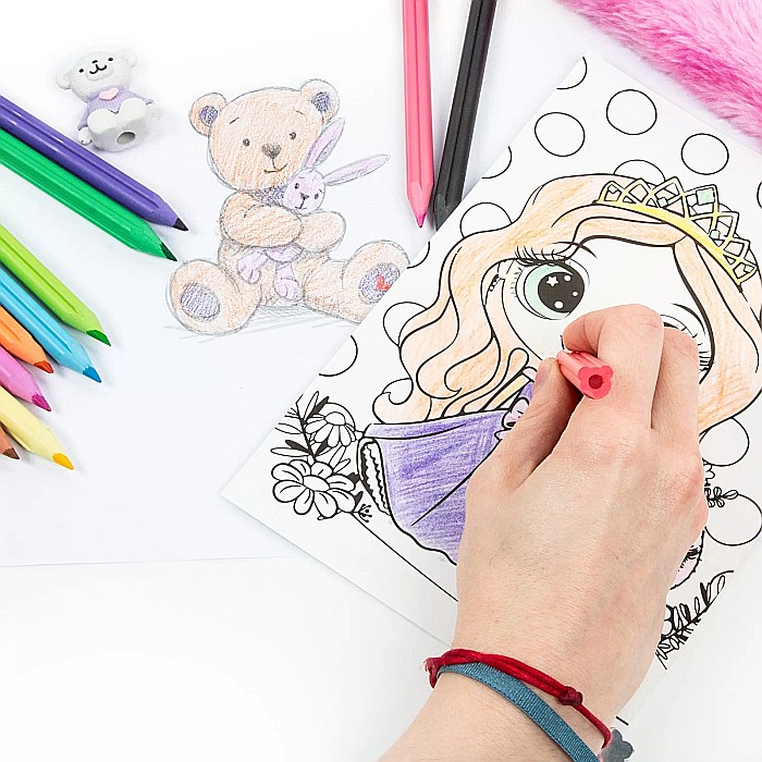 DE CREIOANE COLORATE 12/SET JUMBO FORMA URSULET KIDEA KMJ12KKA [4]