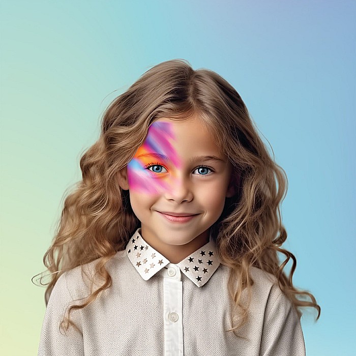 DE SET PICTURA PE FATA COPII 8 CULORI + APLICATOR KIDEA FDTG8KA [2]